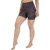 image:imageYogalicious Womens 5 7 High Waisted Biker Shorts Squat Proof Workout Yoga Short 2 PackLeopardbrownChocolatetorte 5