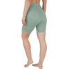 image:imageYogalicious Womens 5 7 High Waisted Biker Shorts Squat Proof Workout Yoga Short 2 PackLilypadBlack 7