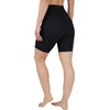 image:imageYogalicious Womens 5 7 High Waisted Biker Shorts Squat Proof Workout Yoga Short 2 PackLilypadBlack 7