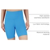 image:imageYogalicious Womens 5 7 High Waisted Biker Shorts Squat Proof Workout Yoga Short 2 PackMarinaBlack 7