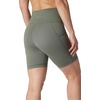 image:imageYogalicious Womens 5 7 High Waisted Biker Shorts Squat Proof Workout Yoga Short 2 PackMulledbasil WPocket  Black No Pocket 7
