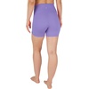 image:imageYogalicious Womens 5 7 High Waisted Biker Shorts Squat Proof Workout Yoga Short 2 PackPurplehebeBlack 5