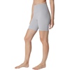 image:imageYogalicious Womens 5 7 High Waisted Biker Shorts Squat Proof Workout Yoga Short 2 PackSkipperblue WPocket  Htr Grey No Pocket 7