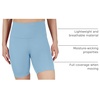image:imageYogalicious Womens 5 7 High Waisted Biker Shorts Squat Proof Workout Yoga Short 2 PackSmoke BlueBlack 7 Elastic Free