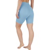 image:imageYogalicious Womens 5 7 High Waisted Biker Shorts Squat Proof Workout Yoga Short 2 PackSmoke BlueBlack 7 Elastic Free