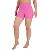 image:imageYogalicious Womens 5 7 High Waisted Biker Shorts Squat Proof Workout Yoga Short 2 PackSugarplumBlack 5