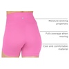 image:imageYogalicious Womens 5 7 High Waisted Biker Shorts Squat Proof Workout Yoga Short 2 PackSugarplumBlack 5