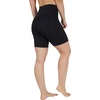 image:imageYogalicious Womens 5 7 High Waisted Biker Shorts Squat Proof Workout Yoga Short 2 PackSugarplumBlack 7
