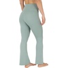 image:imageYogalicious Womens Flare Legging Crossover High Waisted Squat Proof Bootcut Yoga Pant 29315Clover 29