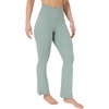 image:imageYogalicious Womens Flare Legging Crossover High Waisted Squat Proof Bootcut Yoga Pant 29315Clover 29