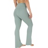 image:imageYogalicious Womens Flare Legging Crossover High Waisted Squat Proof Bootcut Yoga Pant 29315Clover 315