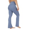 image:imageYogalicious Womens Flare Legging Crossover High Waisted Squat Proof Bootcut Yoga Pant 29315Symphony Blue 29