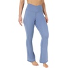 image:imageYogalicious Womens Flare Legging Crossover High Waisted Squat Proof Bootcut Yoga Pant 29315Symphony Blue 315