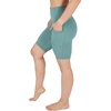 image:imageYogalicious Womens High Waisted Biker Shorts Workout Running Spandex Yoga Shorts 35 5 7 9Chinois Green 9