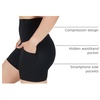image:imageYogalicious Womens High Waisted Biker Shorts Workout Running Spandex Yoga Shorts 35 5 7 9Classic Black 7
