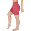 image:imageYogalicious Womens High Waisted Biker Shorts Workout Running Spandex Yoga Shorts 35 5 7 9Earth Red 7