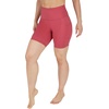 image:imageYogalicious Womens High Waisted Biker Shorts Workout Running Spandex Yoga Shorts 35 5 7 9Earth Red 7
