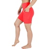 image:imageYogalicious Womens High Waisted Biker Shorts Workout Running Spandex Yoga Shorts 35 5 7 9Fiery Coral 7