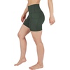 image:imageYogalicious Womens High Waisted Biker Shorts Workout Running Spandex Yoga Shorts 35 5 7 9Forest Night 5