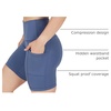 image:imageYogalicious Womens High Waisted Biker Shorts Workout Running Spandex Yoga Shorts 35 5 7 9Gray Blue 7