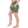image:imageYogalicious Womens High Waisted Biker Shorts Workout Running Spandex Yoga Shorts 35 5 7 9Lily Pad 5