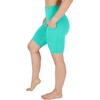 image:imageYogalicious Womens High Waisted Biker Shorts Workout Running Spandex Yoga Shorts 35 5 7 9Mint Leaf 9