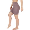 image:imageYogalicious Womens High Waisted Biker Shorts Workout Running Spandex Yoga Shorts 35 5 7 9Mocha 7