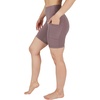 image:imageYogalicious Womens High Waisted Biker Shorts Workout Running Spandex Yoga Shorts 35 5 7 9Mocha 7