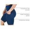 image:imageYogalicious Womens High Waisted Biker Shorts Workout Running Spandex Yoga Shorts 35 5 7 9Ocean Silk 9