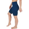 image:imageYogalicious Womens High Waisted Biker Shorts Workout Running Spandex Yoga Shorts 35 5 7 9Ocean Silk 9