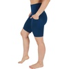 image:imageYogalicious Womens High Waisted Biker Shorts Workout Running Spandex Yoga Shorts 35 5 7 9Ocean Silk 9