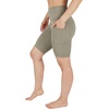 image:imageYogalicious Womens High Waisted Biker Shorts Workout Running Spandex Yoga Shorts 35 5 7 9Oregano 9