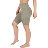 image:imageYogalicious Womens High Waisted Biker Shorts Workout Running Spandex Yoga Shorts 35 5 7 9Oregano 9