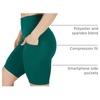 image:imageYogalicious Womens High Waisted Biker Shorts Workout Running Spandex Yoga Shorts 35 5 7 9Pacific 9
