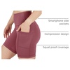 image:imageYogalicious Womens High Waisted Biker Shorts Workout Running Spandex Yoga Shorts 35 5 7 9Rouge Blush 7