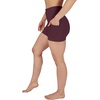 image:imageYogalicious Womens High Waisted Biker Shorts Workout Running Spandex Yoga Shorts 35 5 7 9Windsor Wine 35