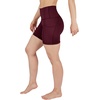 image:imageYogalicious Womens High Waisted Biker Shorts Workout Running Spandex Yoga Shorts 35 5 7 9Windsor Wine 5