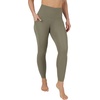image:imageYogalicious Womens High Waisted Leggings Squat Proof Workout Running Yoga PantsDeep Lichen Green Nude Tech