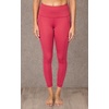 image:imageYogalicious Womens High Waisted Leggings Squat Proof Workout Running Yoga PantsEarth Red Lux