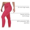 image:imageYogalicious Womens High Waisted Leggings Squat Proof Workout Running Yoga PantsEarth Red Lux
