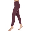 image:imageYogalicious Womens High Waisted Leggings Squat Proof Workout Running Yoga PantsMauve Wine Nude Tech