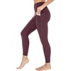 image:imageYogalicious Womens High Waisted Leggings Squat Proof Workout Running Yoga PantsMauve Wine Nude Tech