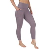 image:imageYogalicious Womens High Waisted Leggings Squat Proof Workout Running Yoga PantsMocha Lux