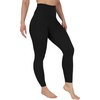 image:imageYogalicious Womens High Waisted Yoga Legging Elastic Free Squat Proof Ankle Length Lux Workout PantBlack
