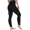 image:imageYogalicious Womens High Waisted Yoga Legging Elastic Free Squat Proof Ankle Length Lux Workout PantBlack