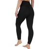 image:imageYogalicious Womens High Waisted Yoga Legging Elastic Free Squat Proof Ankle Length Lux Workout PantBlack
