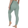 image:imageYogalicious Womens High Waisted Yoga Legging Elastic Free Squat Proof Ankle Length Lux Workout PantChinois Green