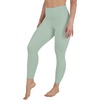 image:imageYogalicious Womens High Waisted Yoga Legging Elastic Free Squat Proof Ankle Length Lux Workout PantGreen Milieu