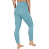 image:imageYogalicious Womens High Waisted Yoga Legging Elastic Free Squat Proof Ankle Length Lux Workout PantSmoke Blue WPocket