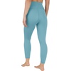 image:imageYogalicious Womens High Waisted Yoga Legging Elastic Free Squat Proof Ankle Length Lux Workout PantSmoke Blue WPocket